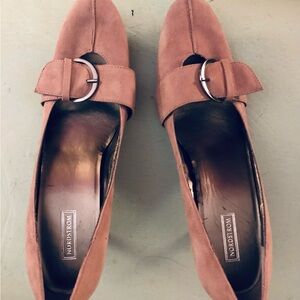 Women’s 9.5 blush suede, Nordstrom heels